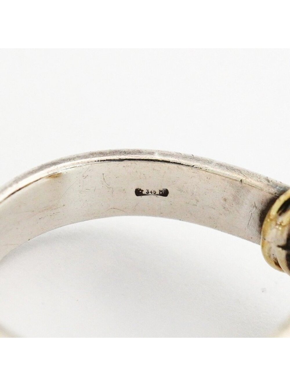 Tiffany & Co Ring Hook Eye 18k Yellow Gold 925 Sterling Silver - Picture 6 of 9
